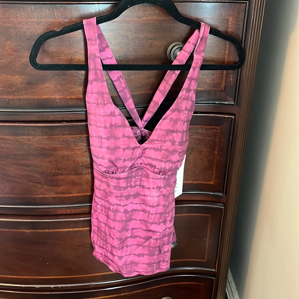 Athleta Plunge Printed Tankini